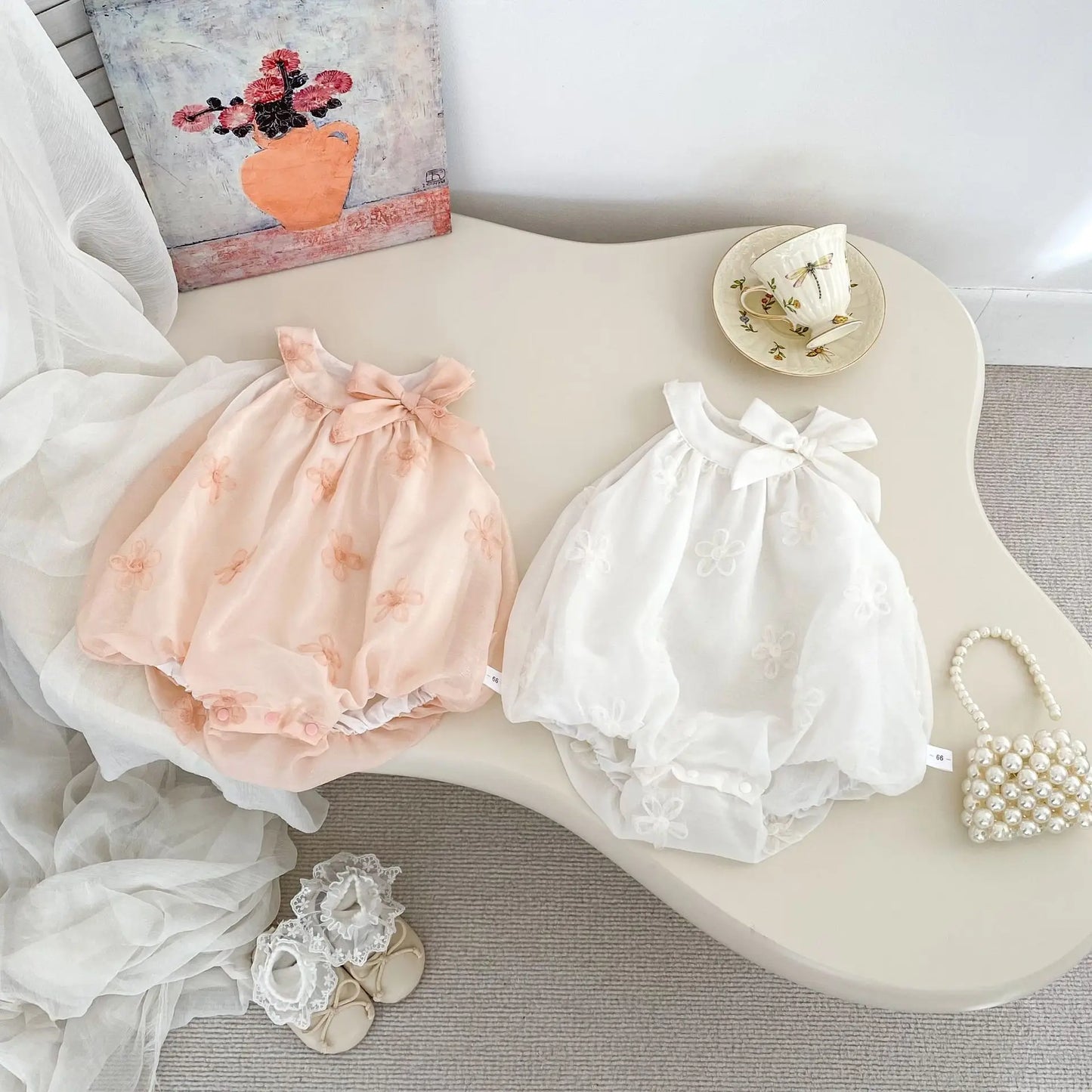 Barbotteuse habillée bébé fille